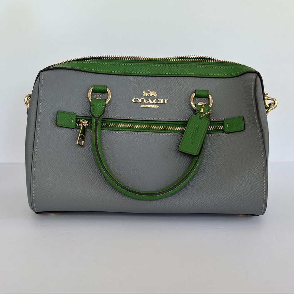 Coach Rowan Satchel Multi Kelly Colorblock (C3428)